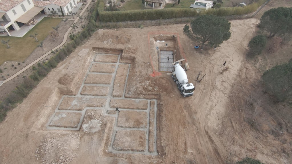 Chantier vu du ciel — BATIBAT Var
